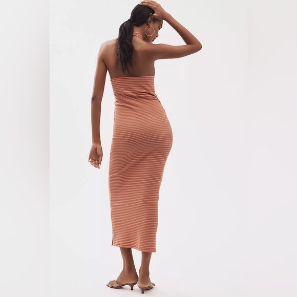 Pilcro High Tide Halter Slim Midi Dress - Picture 6 of 6
